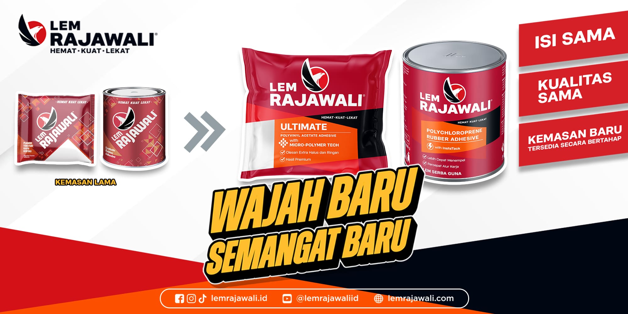 Featured image for “Lem Rajawali Rebranding, Luncurkan Logo Baru untuk Respon Dinamika Industri”